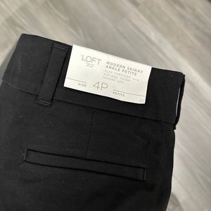 Loft Modern Skinny Ankle 4P - Black